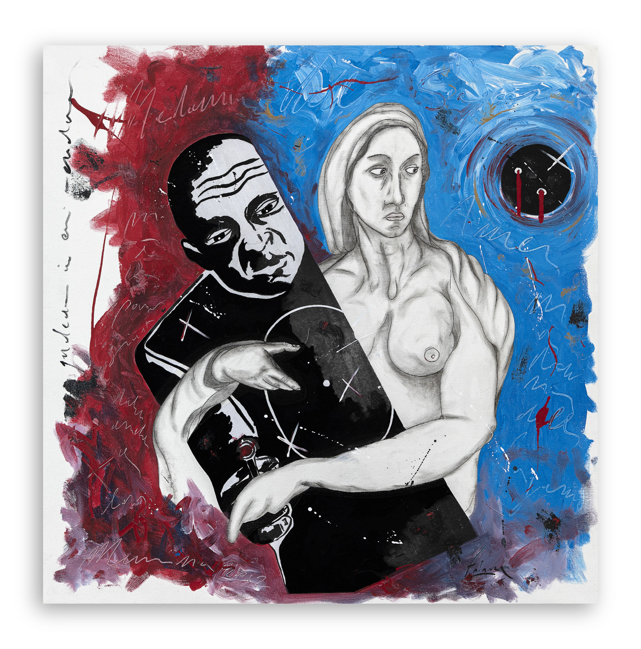 DANIELE FALANGA (1974) - La Madonna delle sagome, 2012