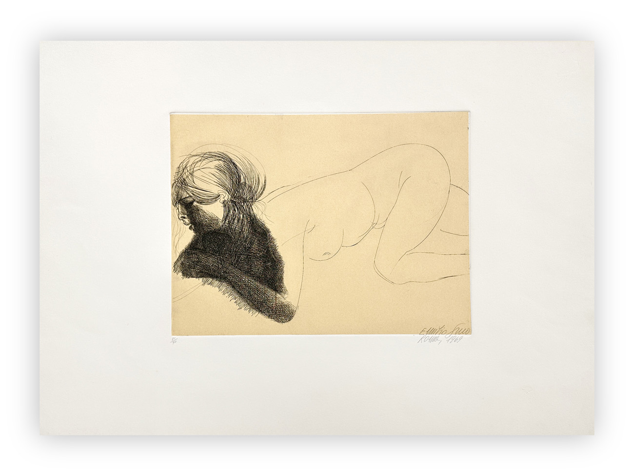 EMILIO GRECO (1913-1995) - Senza Titolo, 1969