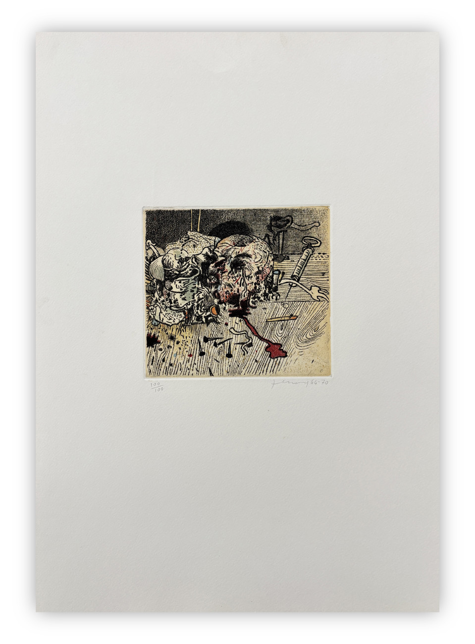GIANFRANCO FERRONI (1927-2001) - Olocausto, 1964-1970