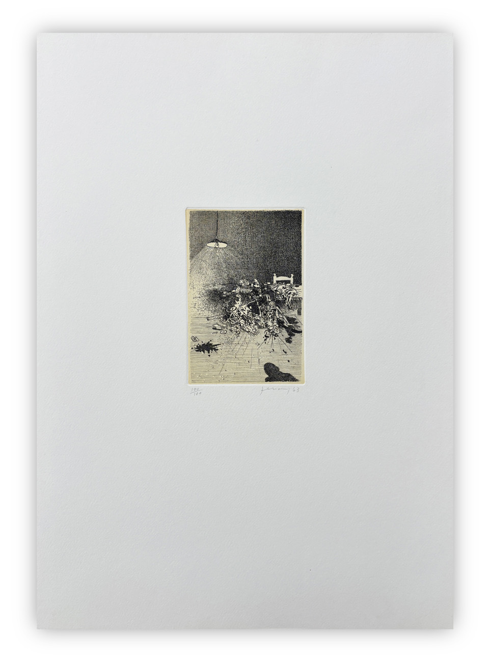 GIANFRANCO FERRONI (1927-2001) - Racconto di situazione, 1963