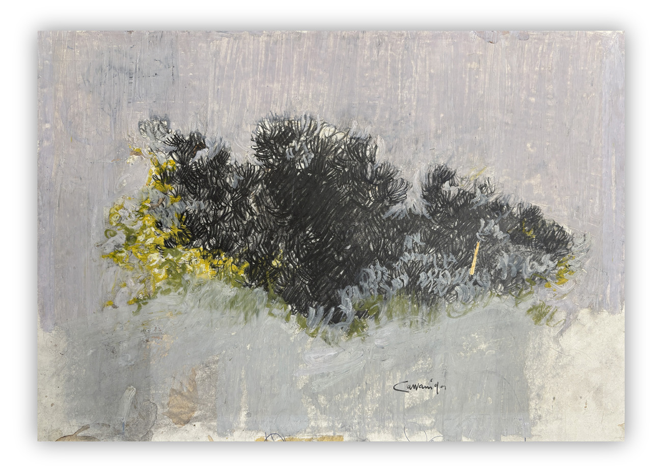 GIANCARLO CAZZANIGA (1930-2013) - Senza Titolo, 1961