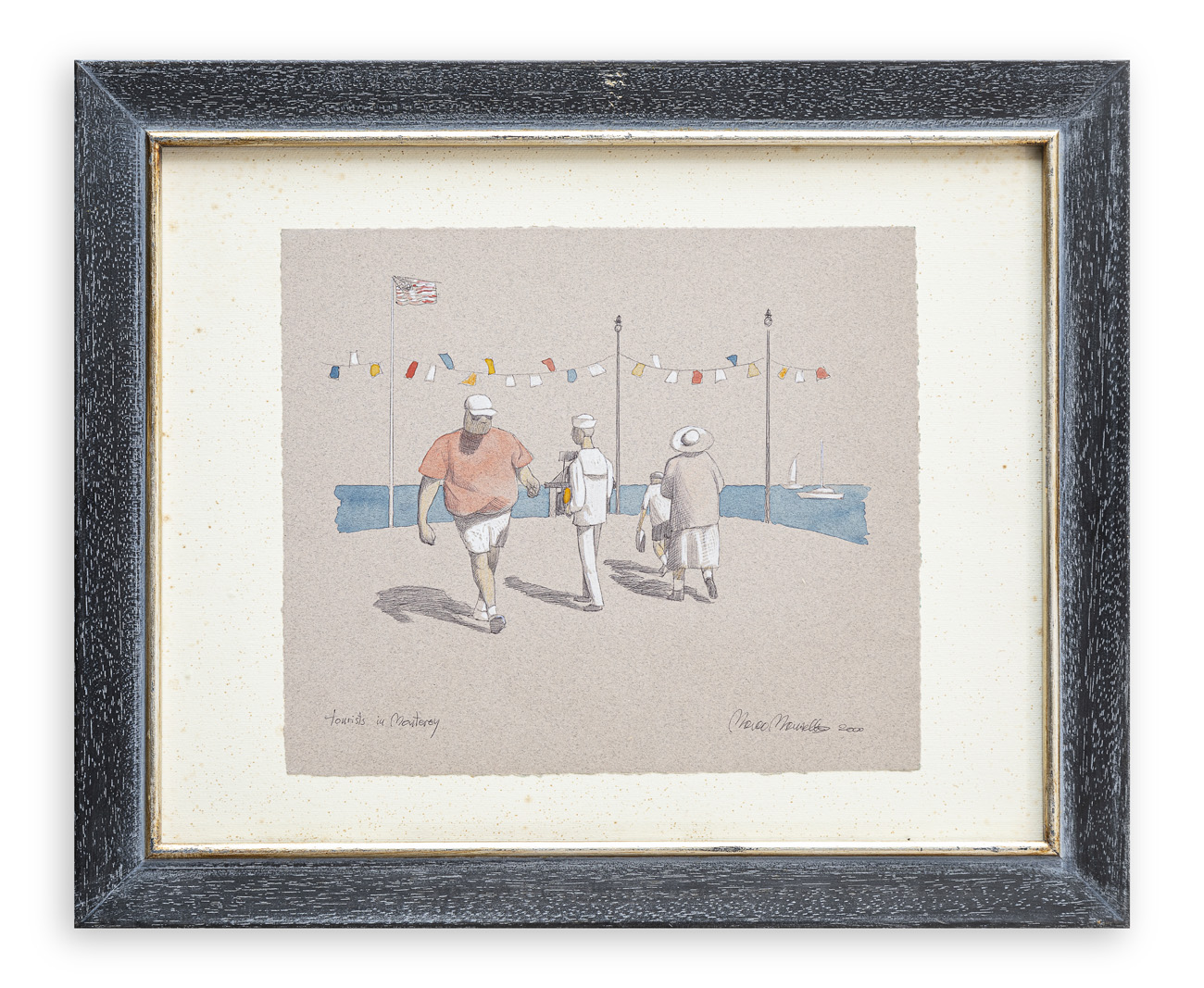 MARCO MANZELLA (1962) - Tourist in Monterey, 2000
