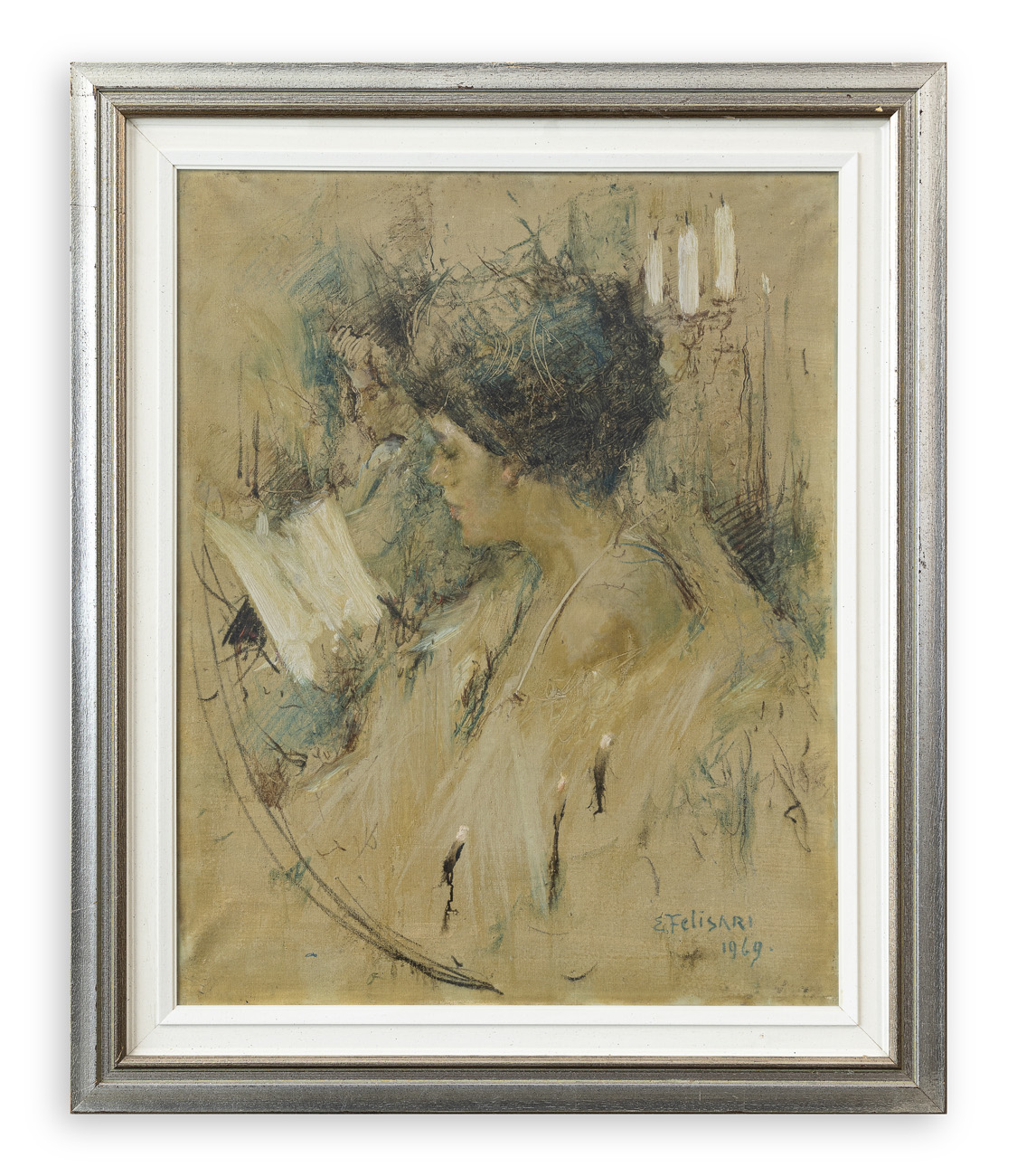 ENRICO FELISARI (1897-1981) - Senza Titolo, 1969
