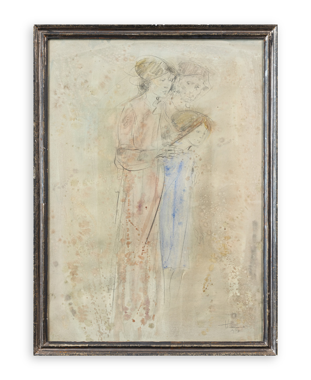 TRENTO LONGARETTI (1916-2017) - Famiglia in cammino, 1980