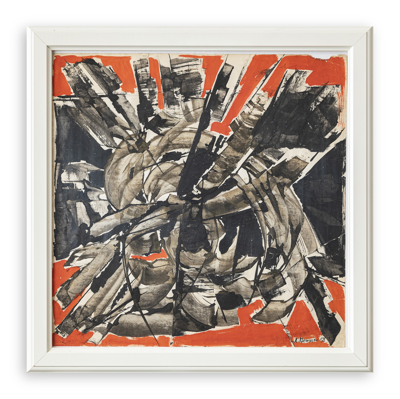 ALVARO MONNINI (1922-1987) - Senza Titolo, 1958