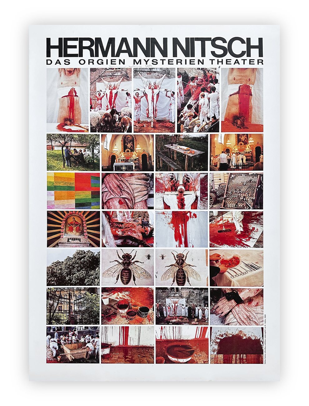 HERMANN NITSCH (1938-2022) - Senza Titolo, 1991