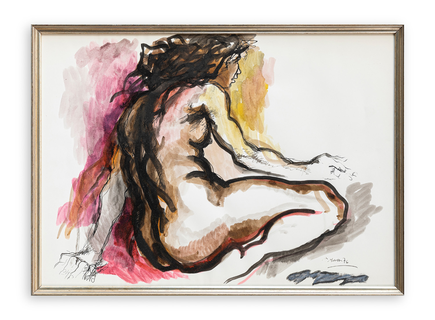 AUGUSTO MURER (1922-1985) - Senza Titolo (Figura femminile), 1976