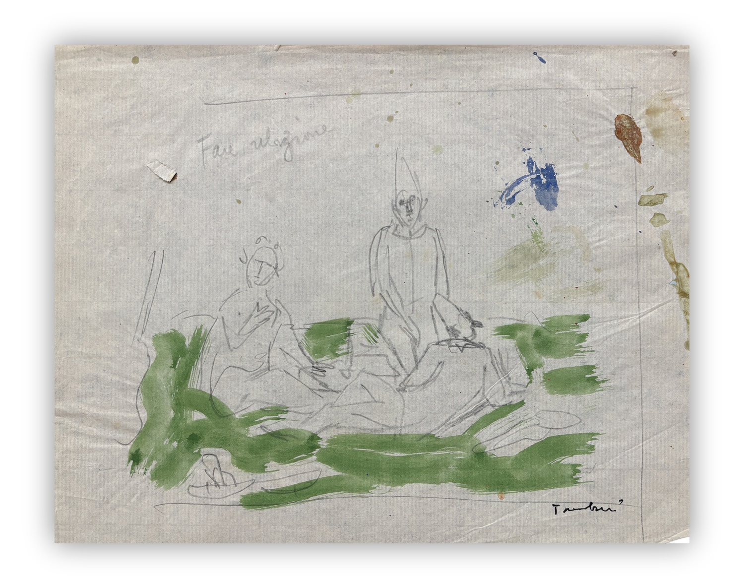 ORFEO TAMBURI (1910-1994) - Senza Titolo, 1968