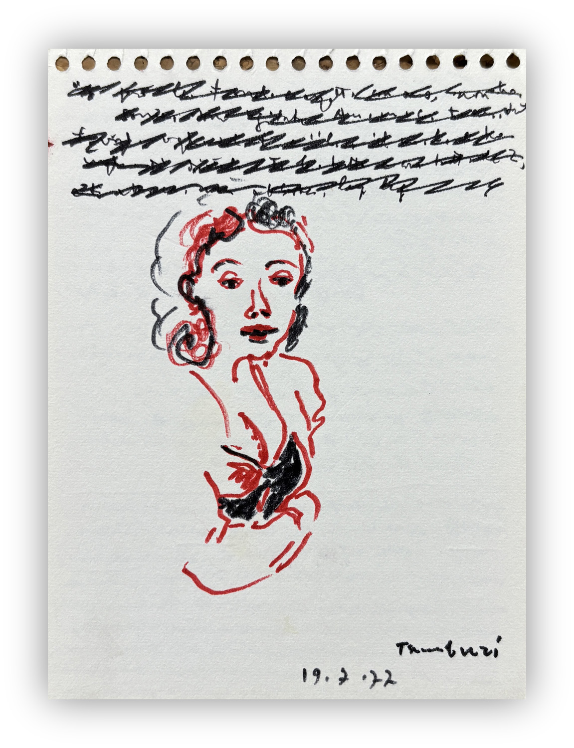 ORFEO TAMBURI (1910-1994) - Senza Titolo, 1977