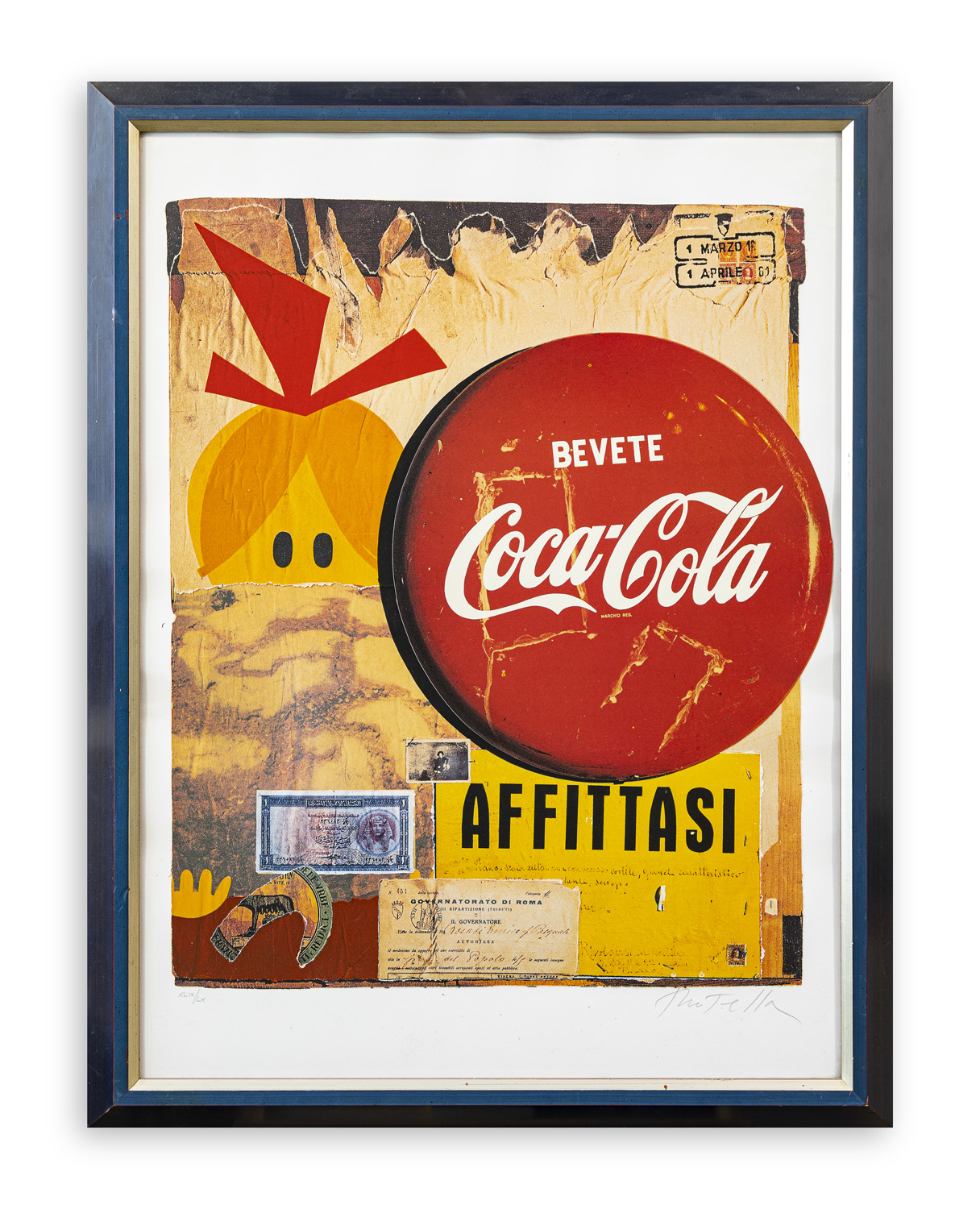 MIMMO ROTELLA (1918-2006) - Senza Titolo