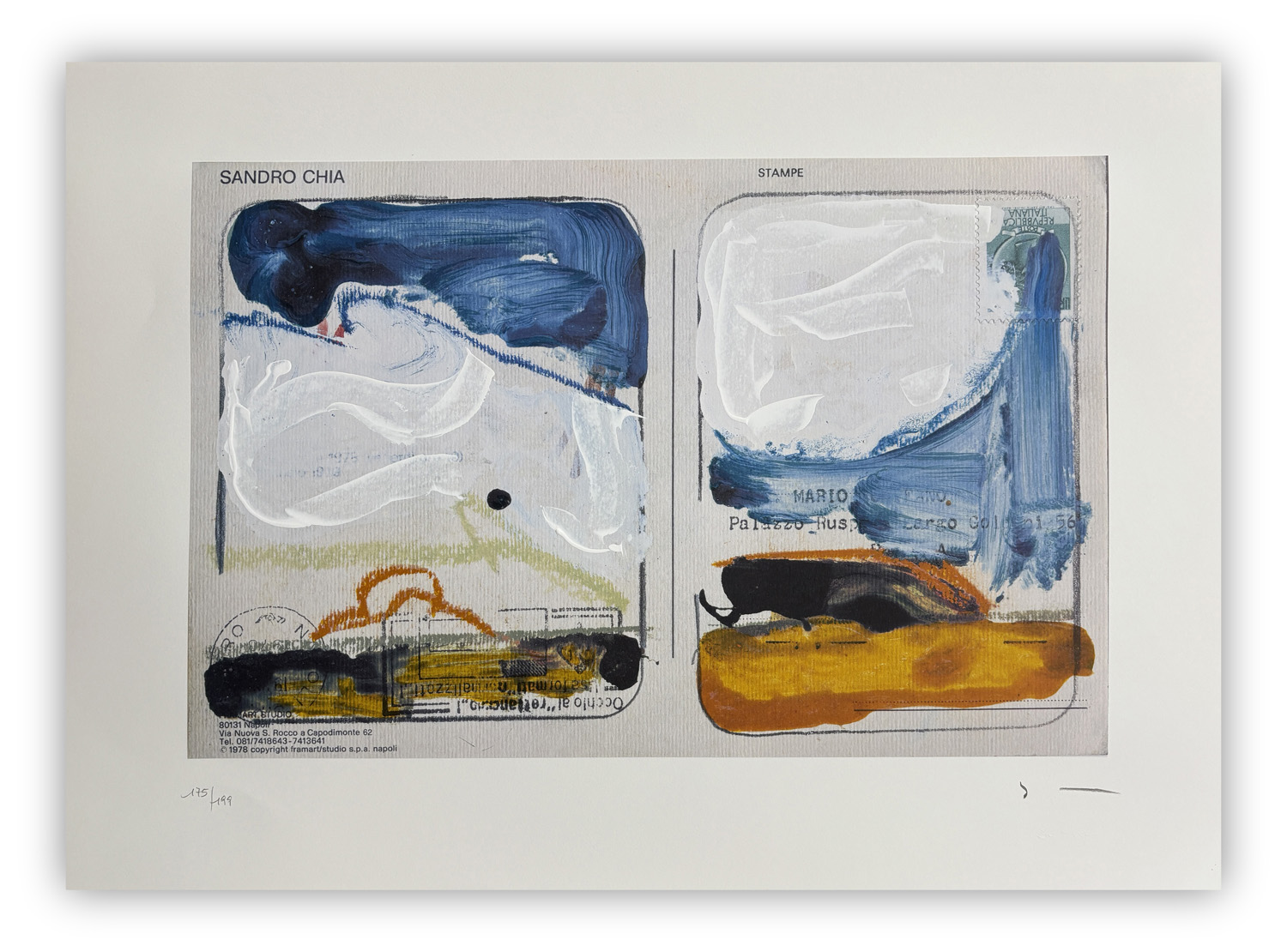 MARIO SCHIFANO (1934-1998) - Senza Titolo