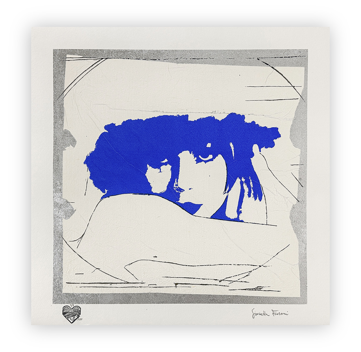 GIOSETTA FIORONI (1932) - Doppio liberty, Blu