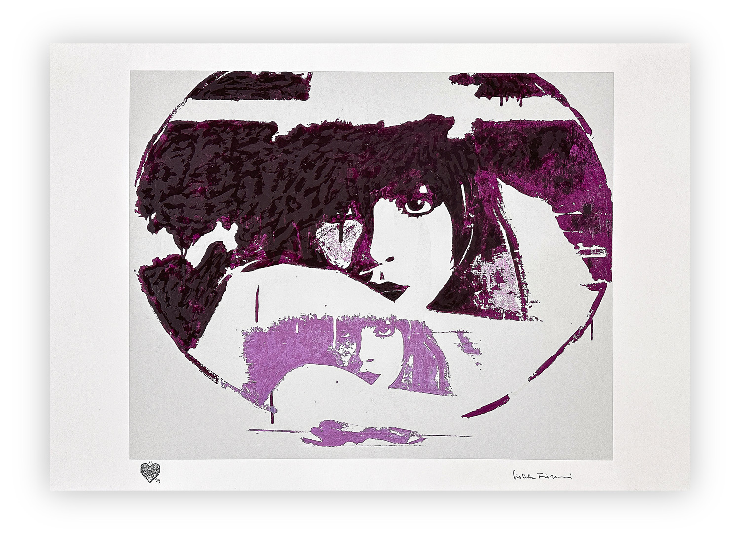 GIOSETTA FIORONI (1932) à Doppio liberty, Violet
