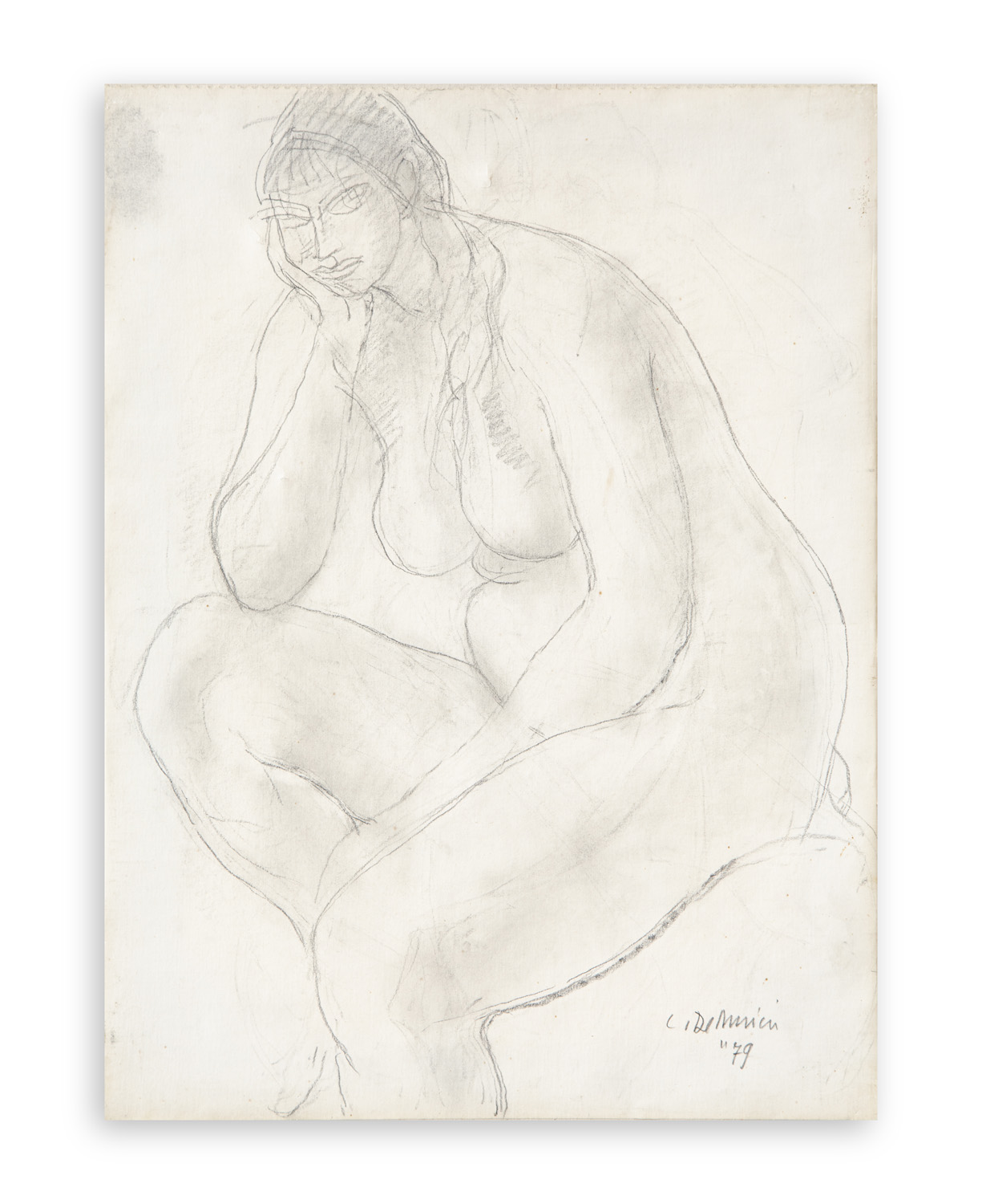 CRISTOFORO DE AMICIS (1902-1987) - Senza Titolo, 1979