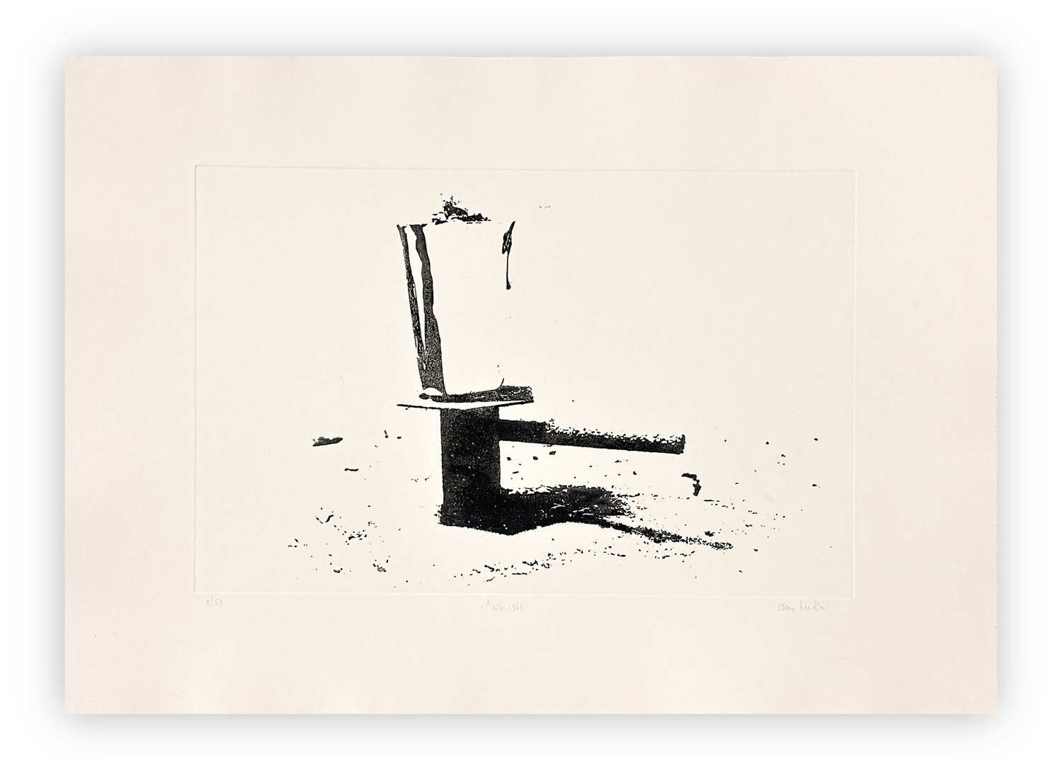 VASCO BENDINI (1922-2015) - L'aib, 1969