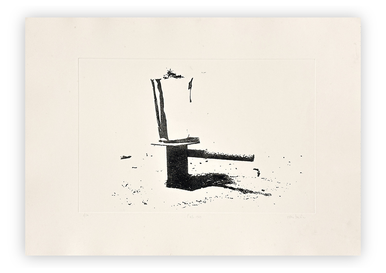 VASCO BENDINI (1922-2015) - L'aib, 1969