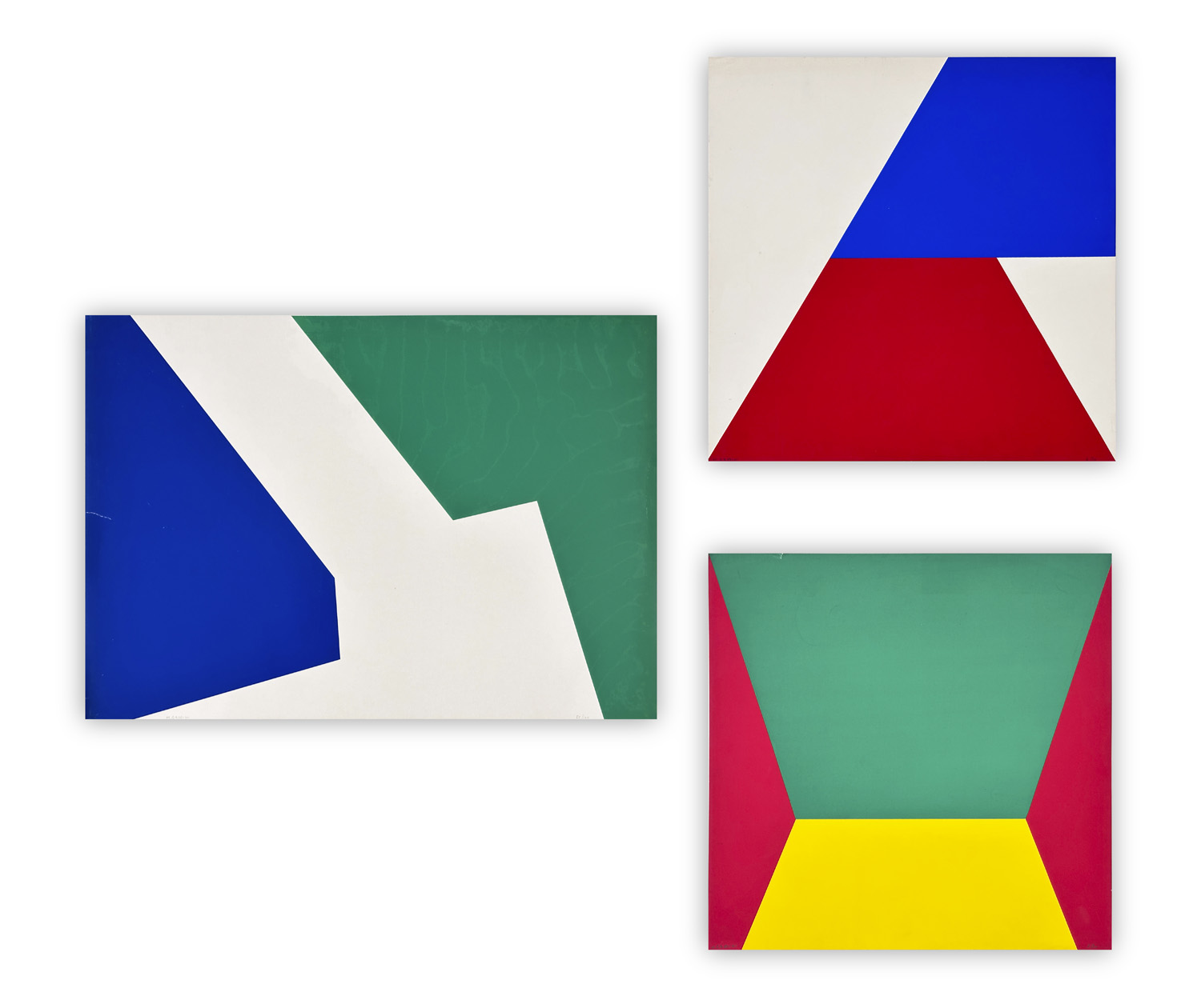 MARCOLINO GANDINI (1937-2012) - Lotto unico di 3 litografie