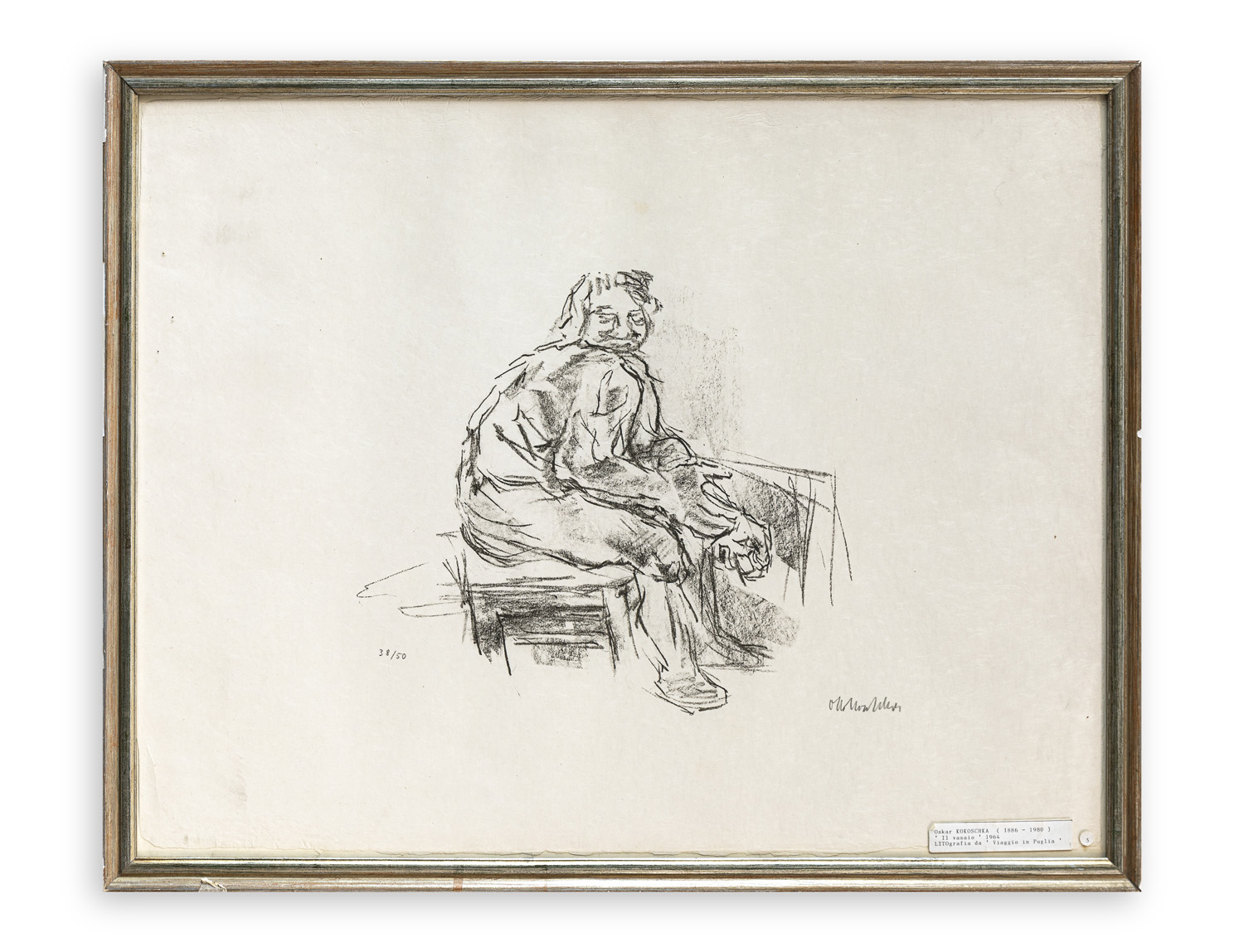 OSKAR KOKOSCHKA (1886-1980) - Il vasaio, 1963