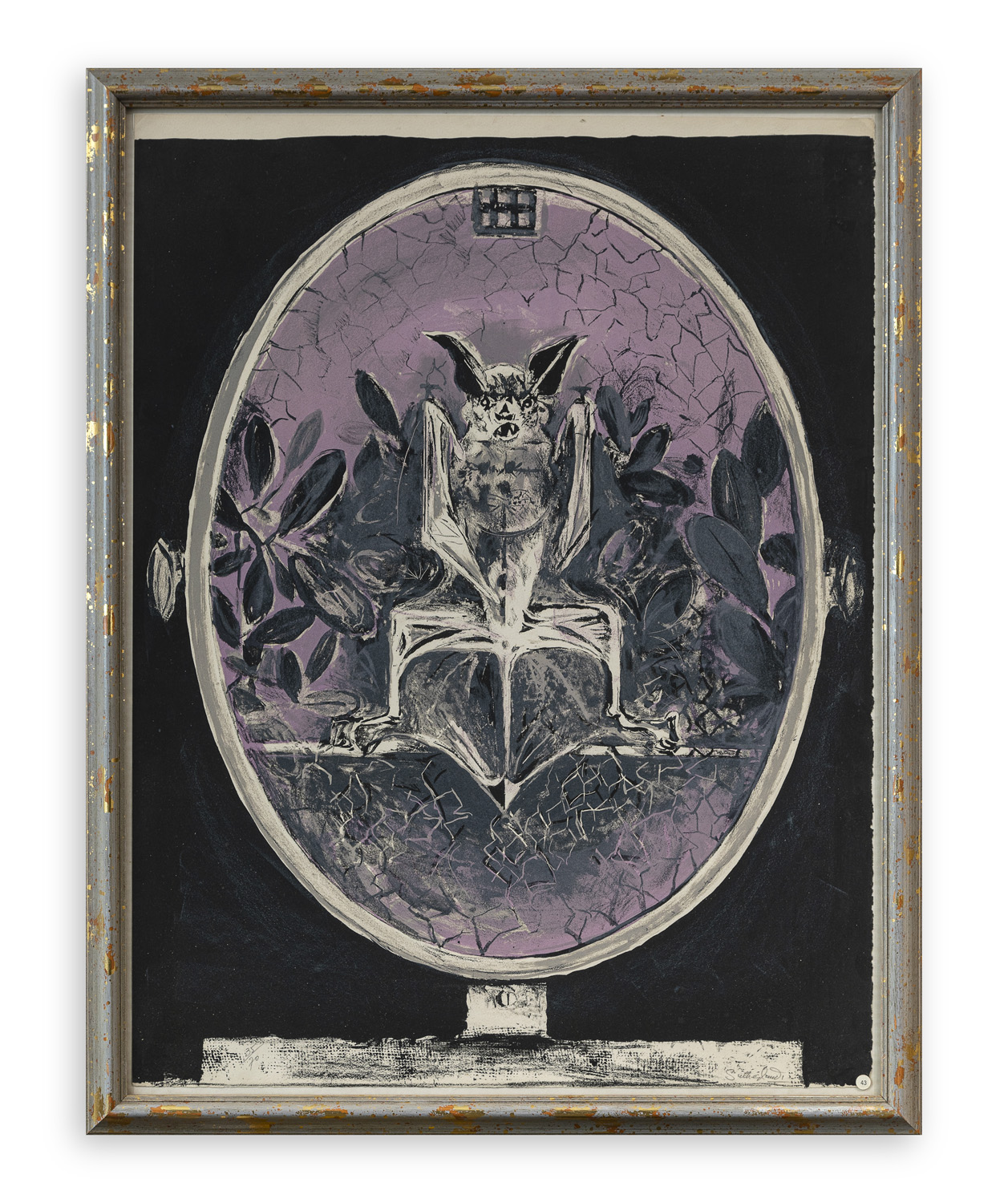 GRAHAM SUTHERLAND (1903-1980) - Chave-souris in a looking glass against a window, 1968