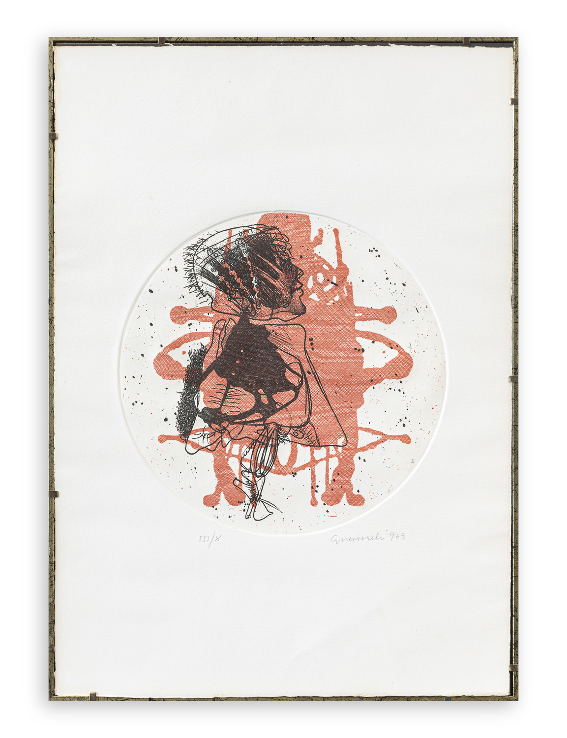 GIUSEPPE GUERRESCHI (1929-1985) - Gioco, 1963