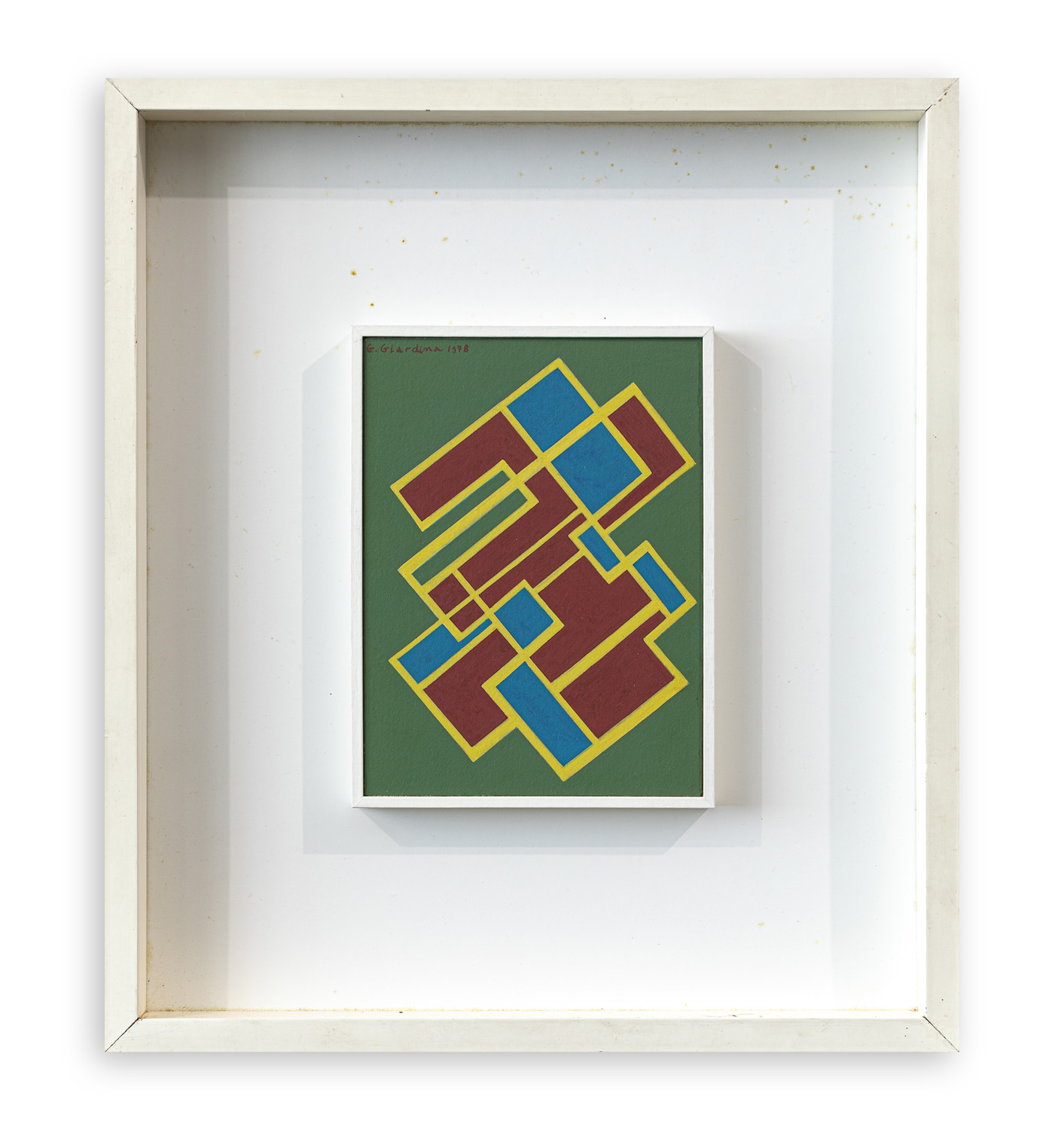 GIUSEPPE GIARDINA (1924) - Composizione R.B.G.V., 1978