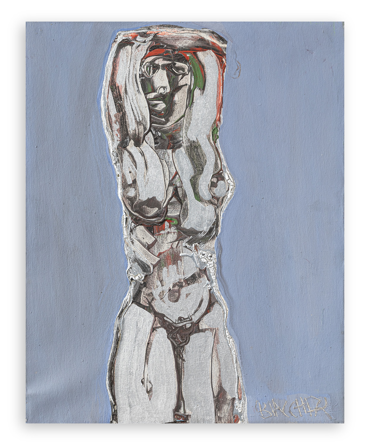 AUTORE INDECIFRATO - Nudo, 1972