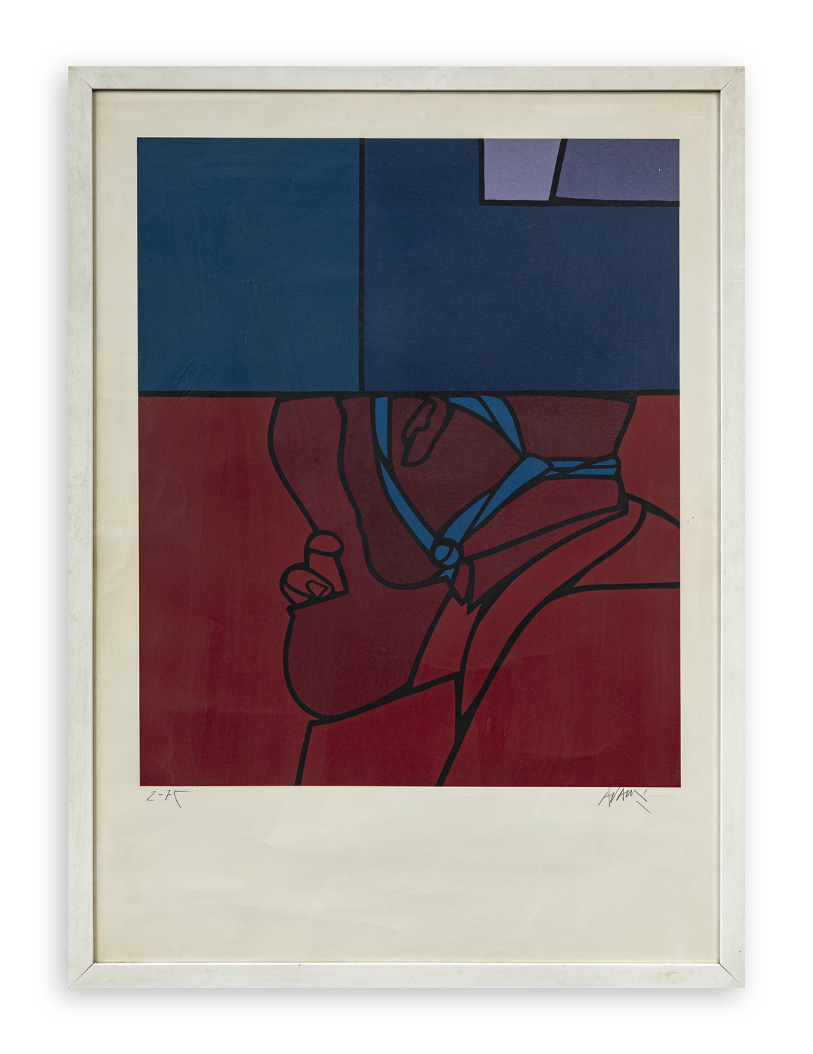 VALERIO ADAMI (1935) - Senza Titolo