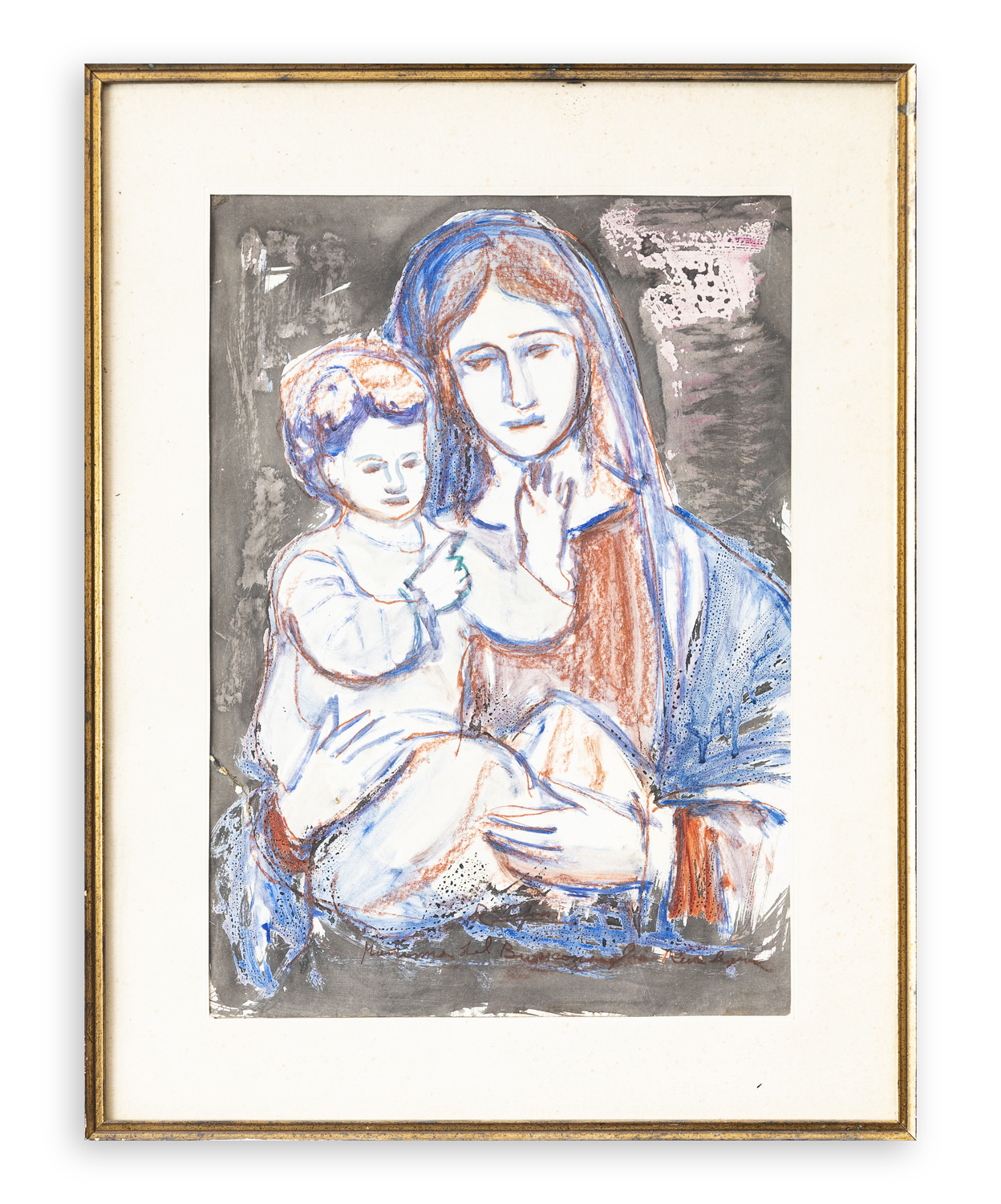 ROBERTO ANFOSSI (1950) - Madonna del Buonconsiglio