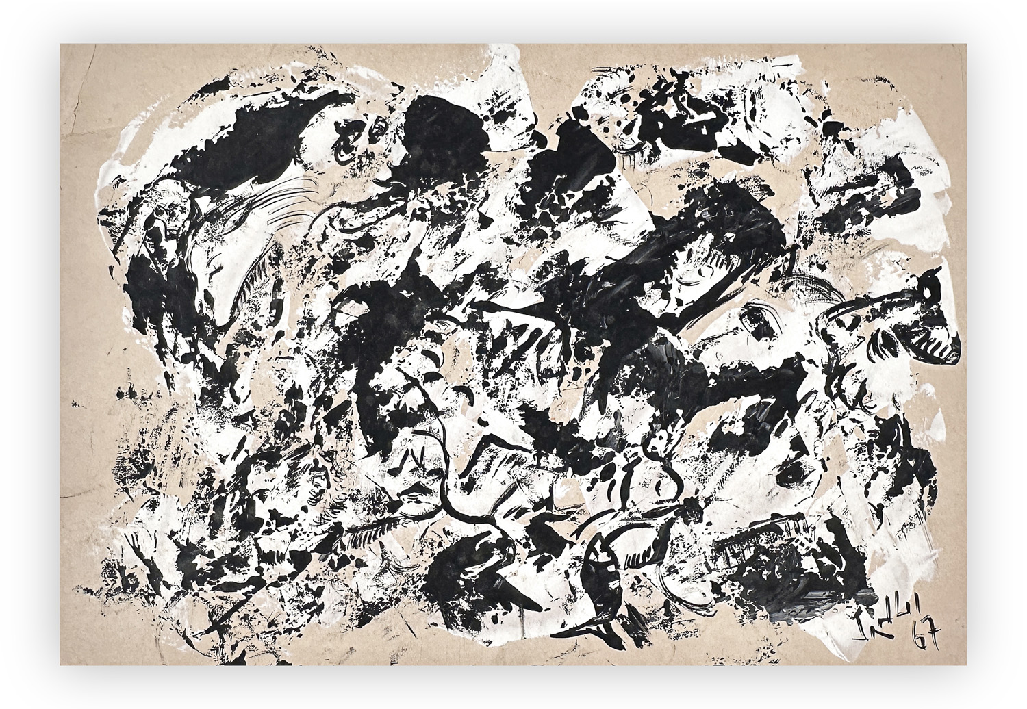 AUTORE INDECIFRATO - Senza Titolo, 1967