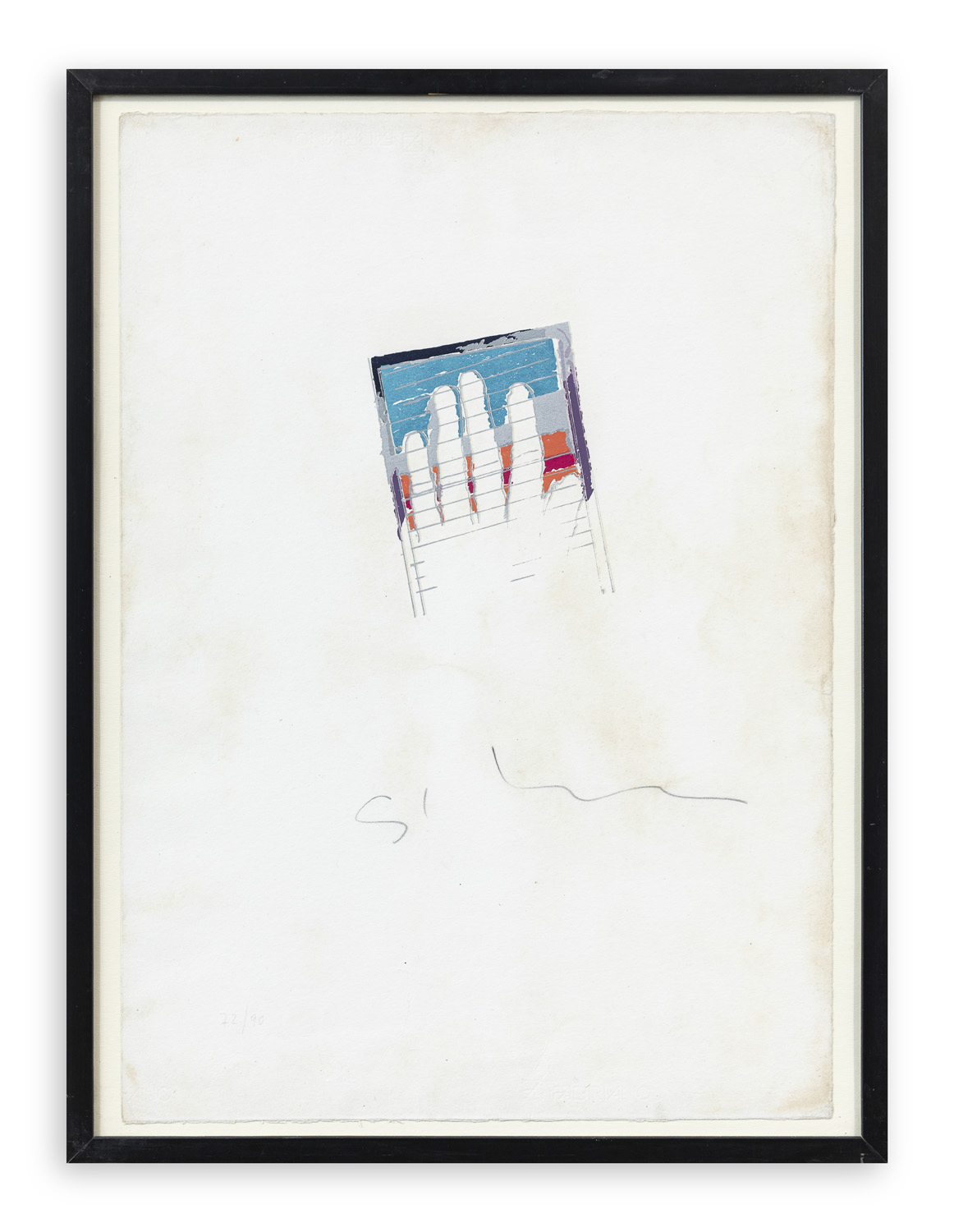 MARIO SCHIFANO (1934-1998) - Senza Titolo