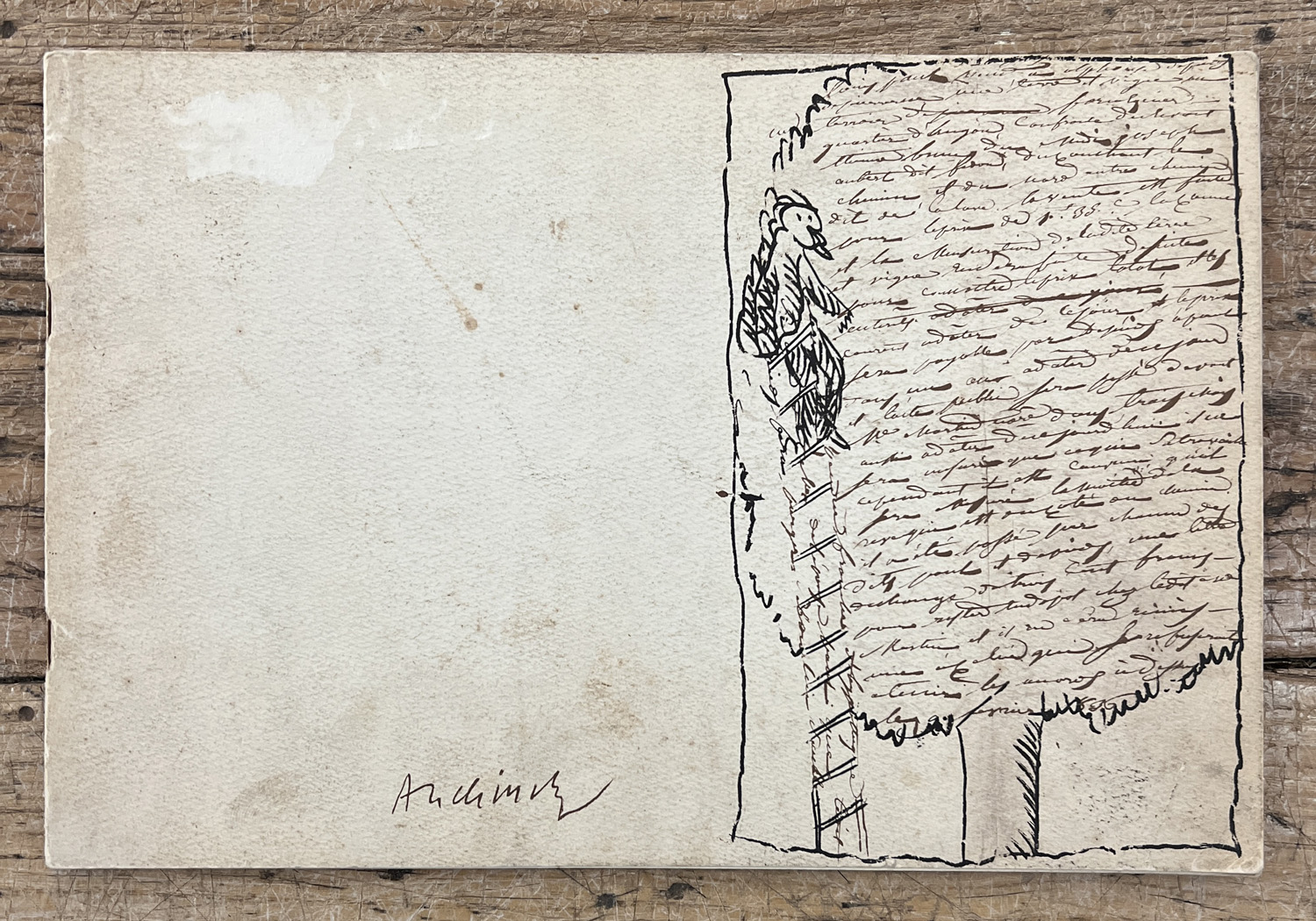 CATALOGHI AUTOGRAFATI (PIERRE ALECHINSKY) - Pierre Alechinsky, 1970 circa