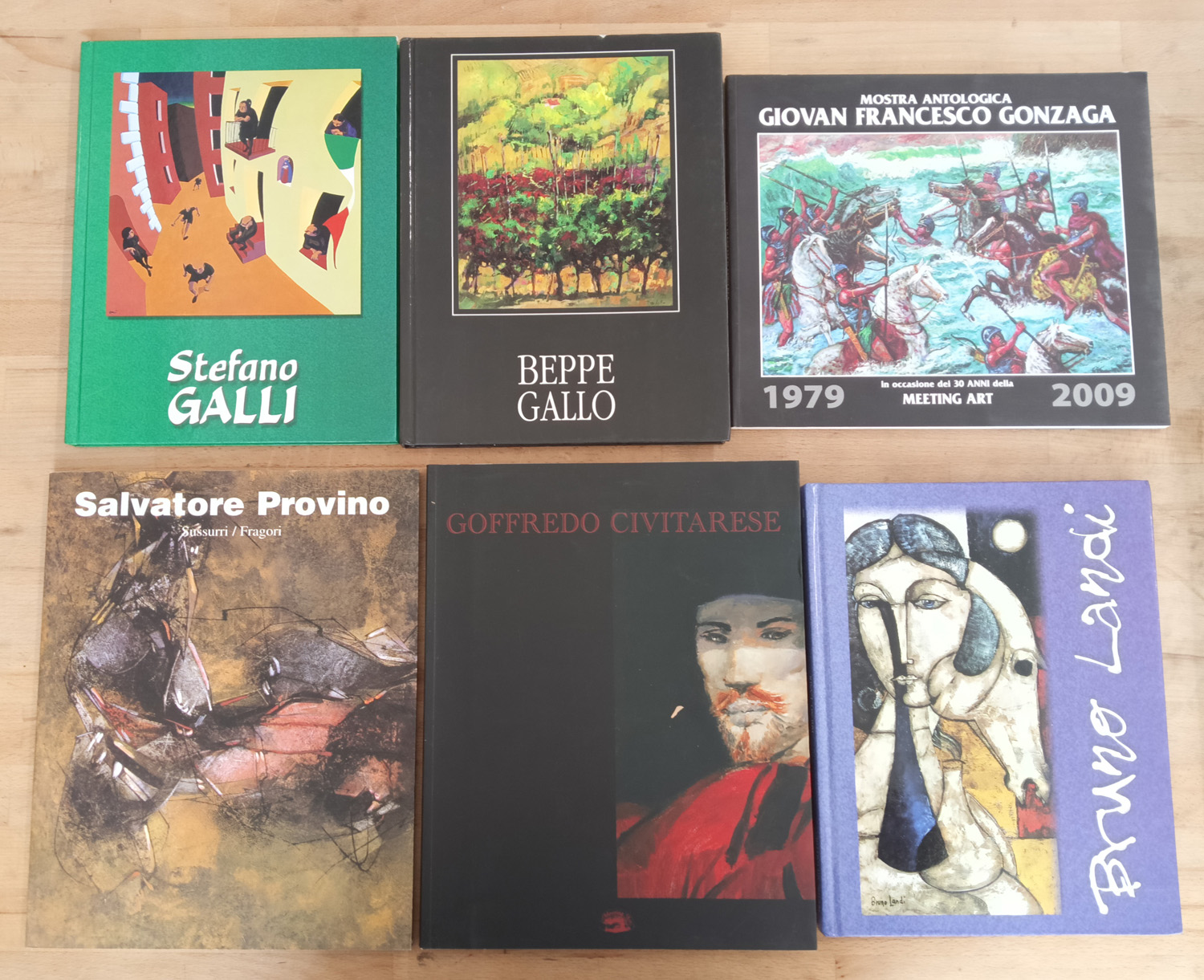 ARTE CONTEMPORANEA - Lotto unico di 6 cataloghi
