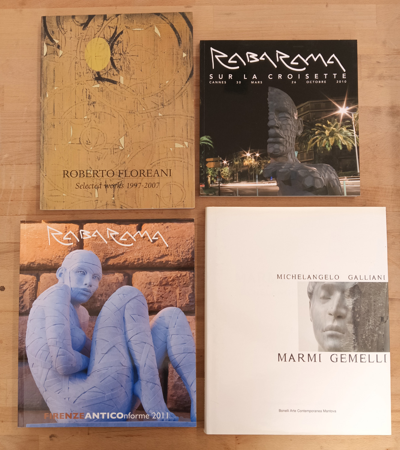 ARTE CONTEMPORANEA - Lotto unico di 4 cataloghi