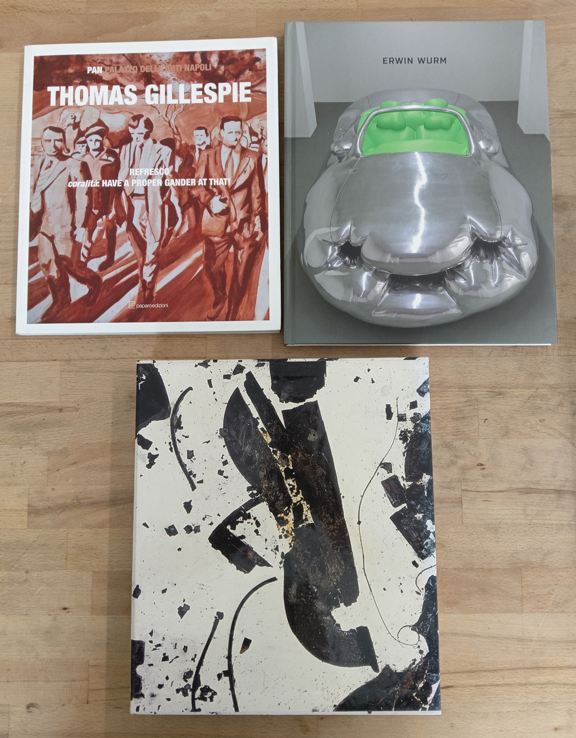 FERNANDEZ ARMAN, THOMAS GILLESPIE E ERWIN WURM - Lotto unico di 3 cataloghi