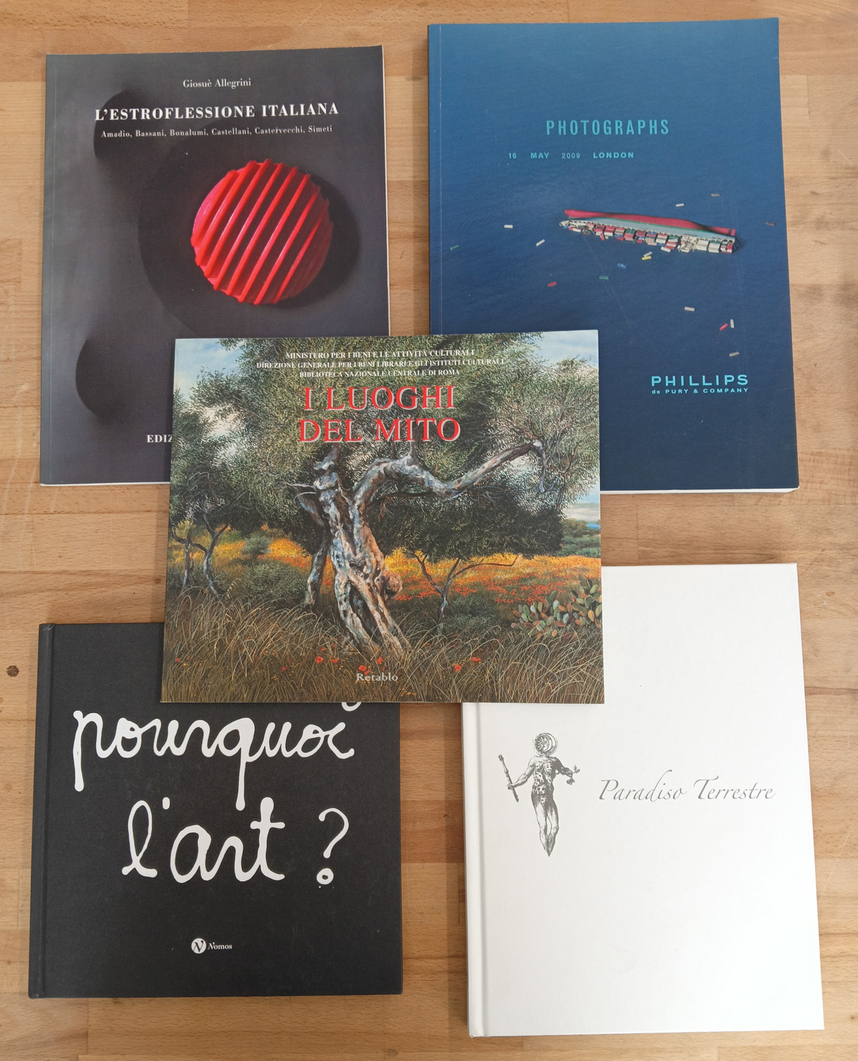 COLLETTIVE D'ARTE - Lotto unico di 5 cataloghi