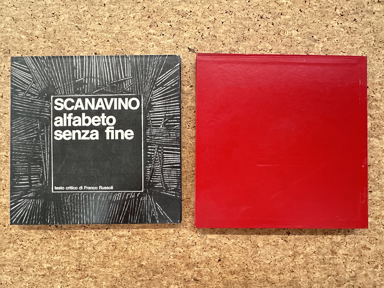 EMILIO SCANAVINO - Scanavino. Alfabeto senza fine, 1973 circa