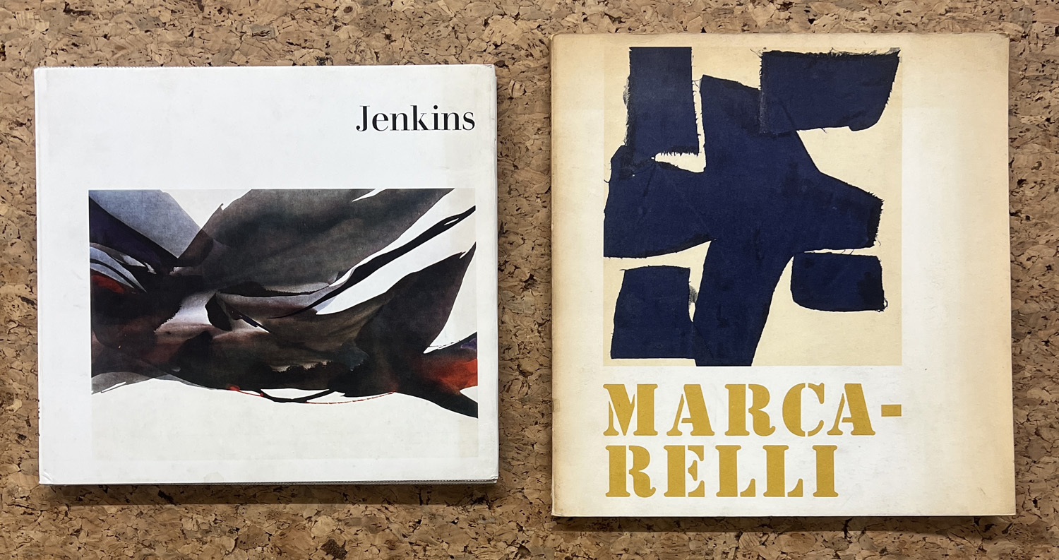 PAUL JENKINS E CONRAD MARCA-RELLI - Lotto unico di 2 rari cataloghi