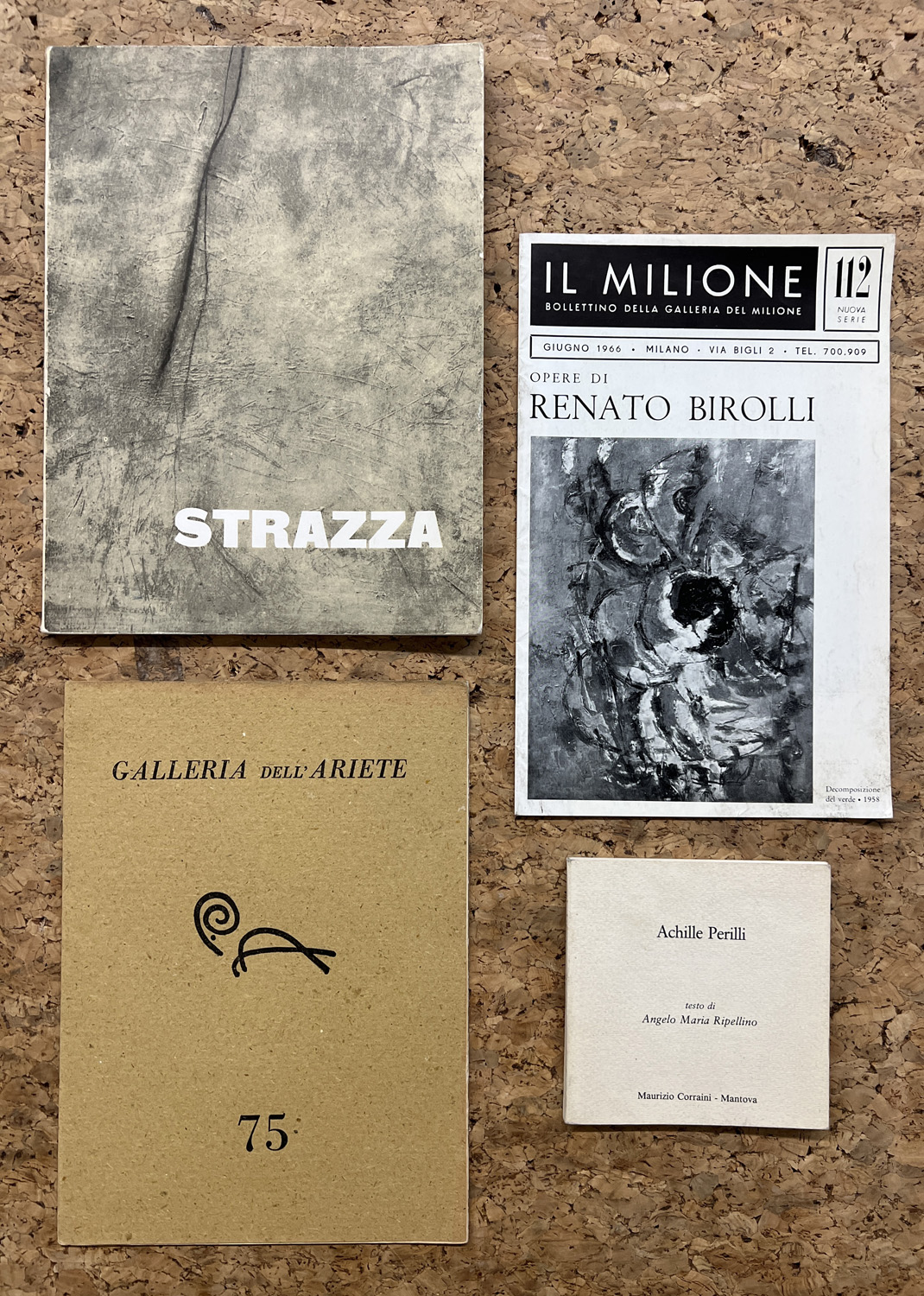 ARTE ITALIANA DEL DOPOGUERRA - Lotto unico di 4 cataloghi