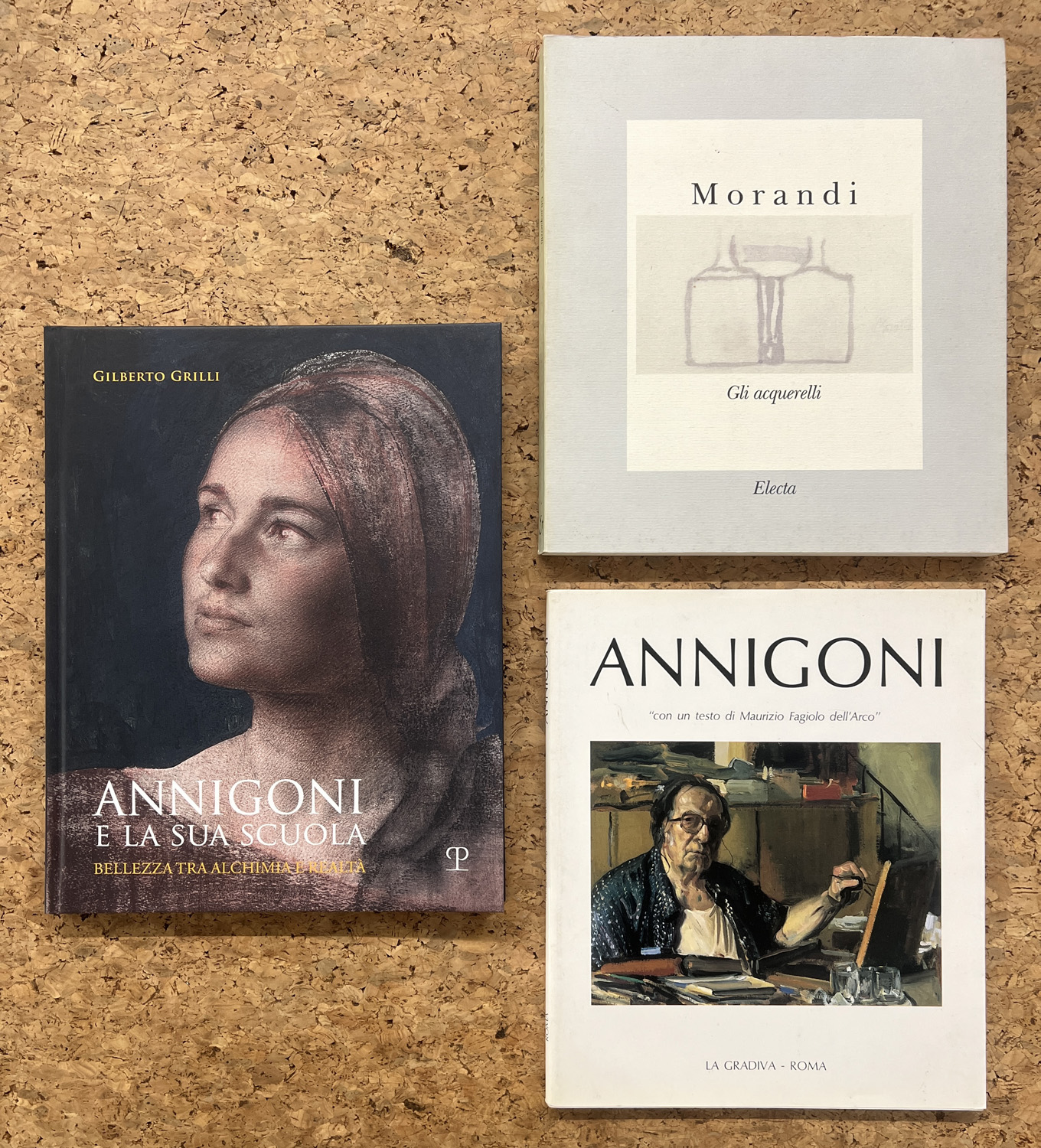 PIETRO ANNIGONI E GIORGIO MORANDI - Lotto unico di 3 cataloghi
