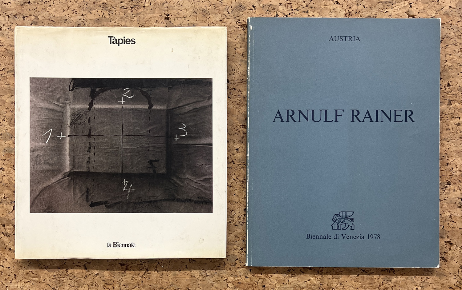 ANTONI TÀPIES E ARNULF RAINER - Lotto unico di 2 cataloghi