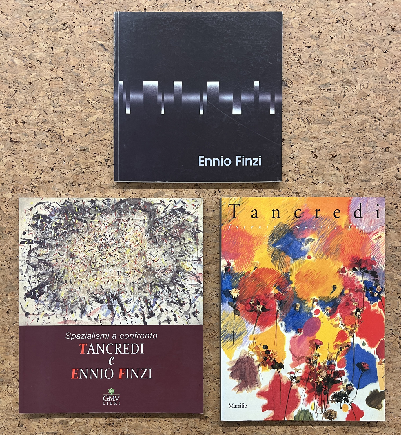TANCREDI PARMEGGIANI E ENNIO FINZI - Lotto unico di 3 cataloghi