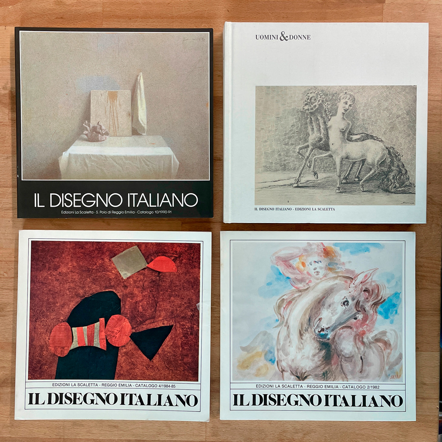 GALLERIA LA SCALETTA, REGGIO EMILIA (IL DISEGNO ITALIANO) - Lotto unico di 4 cataloghi