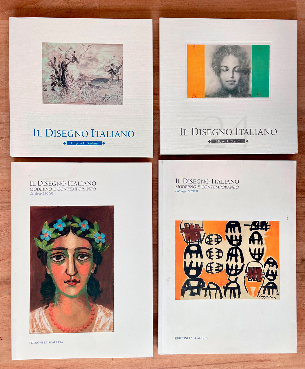 GALLERIA LA SCALETTA, REGGIO EMILIA (IL DISEGNO ITALIANO) - Lotto unico di 4 cataloghi