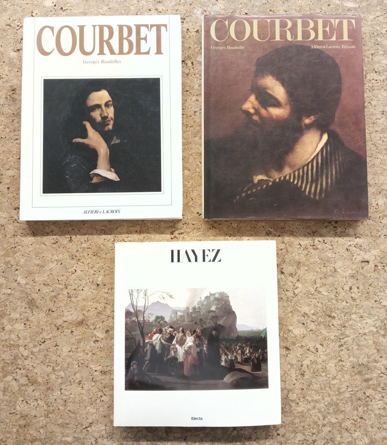 COURBET E HAYEZ - Lotto unico di 3 cataloghi