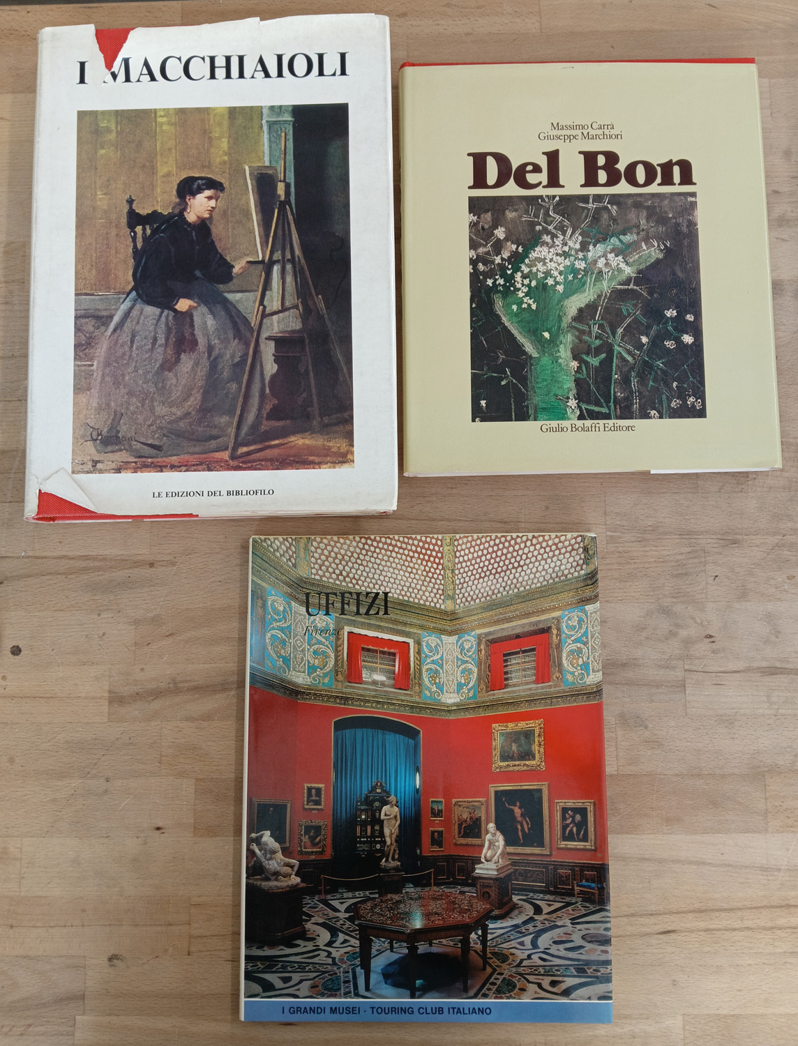 I MACCHIAIOLI E GLI UFFIZI - Lotto unico di 3 cataloghi