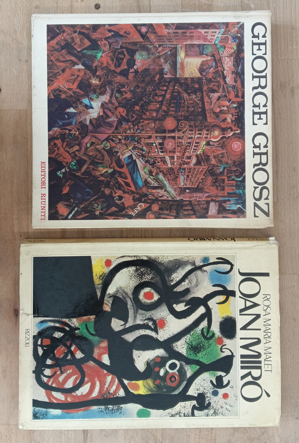 GEORGE GROSZ E JOAN MIRÒ - Lotto unico di 2 cataloghi