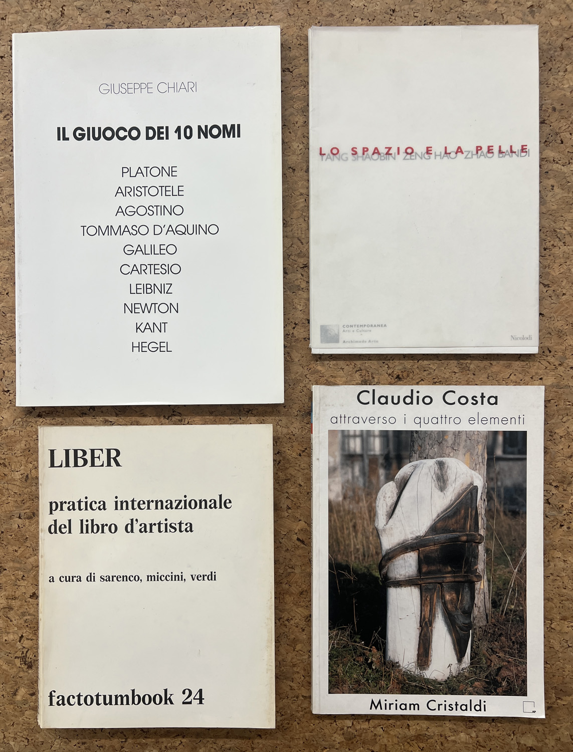 POESIA VISIVA E ARTE CONCETTUALE - Lotto unico di 4 cataloghi