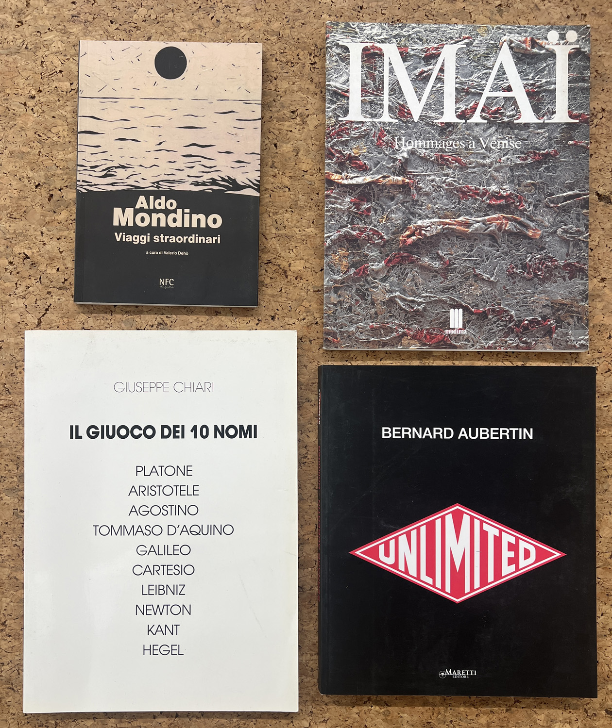 ARTE DEL DOPOGUERRA (CHIARI, MONDINO, AUBERTIN E IMAI) - Lotto unico di 4 cataloghi