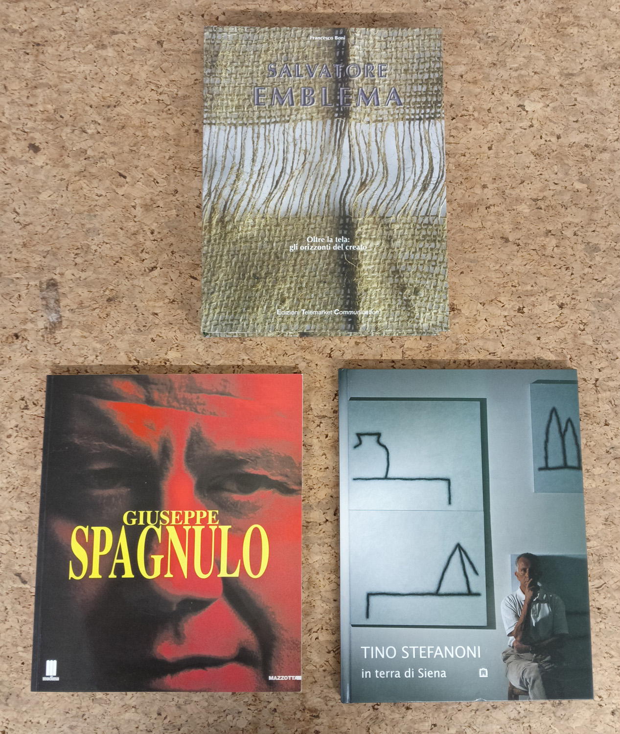 GIUSEPPE SPAGNULO, TINO STEFANONI E SALVATORE EMBLEMA - Lotto unico di 3 cataloghi