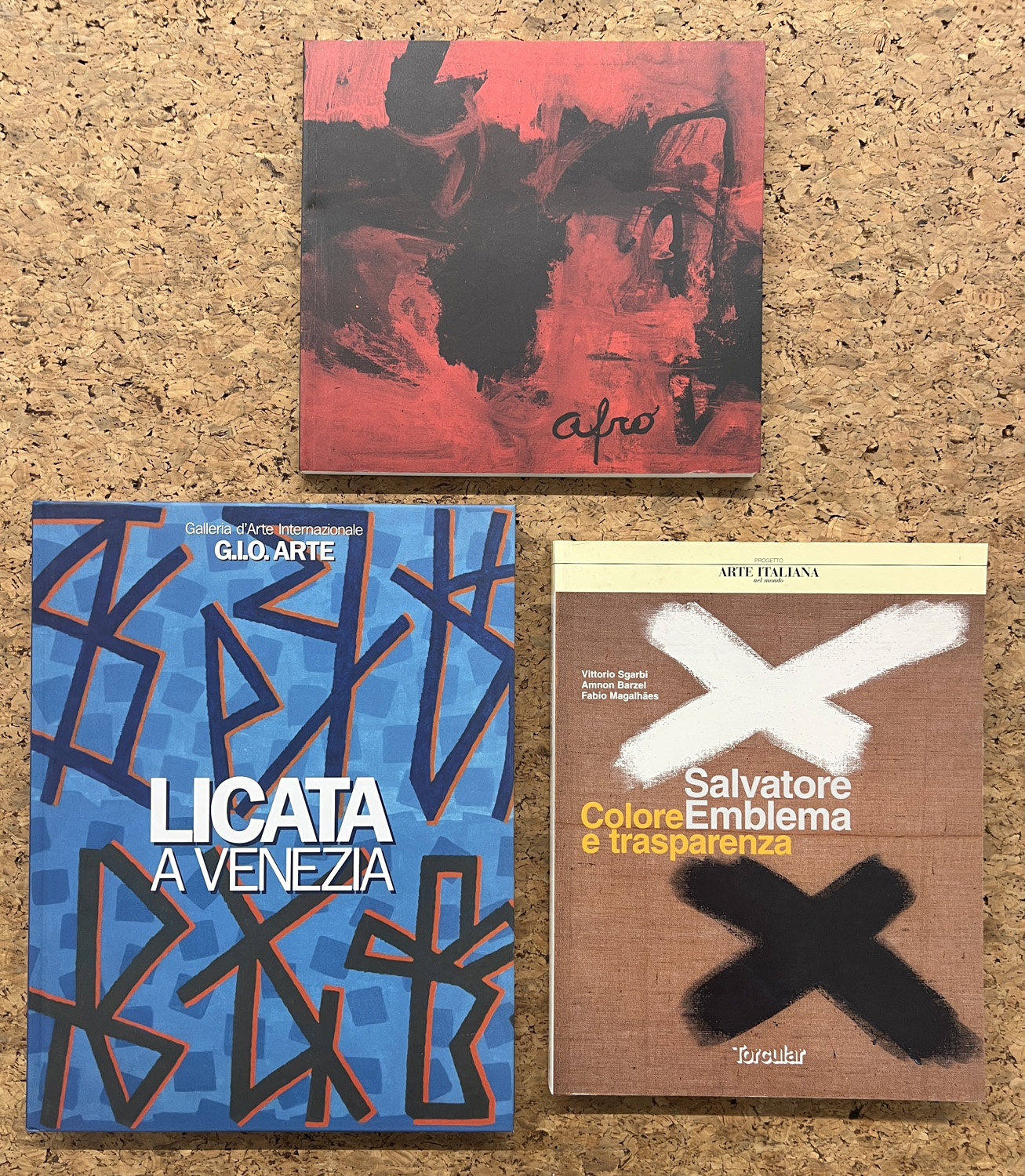 ASTRAZIONE ITALIANA (AFRO, EMBLEMA E LICATA) - Lotto unico di 3 cataloghi